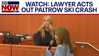 Gwyneth Paltrow trial: Lawyer acts out ski crash in court in front of actress | LiveNOW from FOX