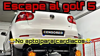 MONTAMOS ESCAPE A UN GOLF 5 GT!!!,💣🤔en un motor 1,4 GASOLINA [PABLO TOLEDO]