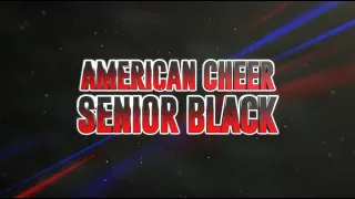 American Cheer Senior Black 2023-24