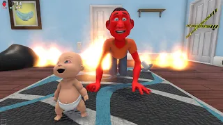 Baby Sets Daddy On FIRE! (who's your daddy)