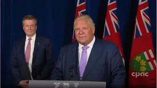 Ontario Premier Ford and Toronto Mayor Tory on affordable housing, new cabinet – June 27, 2022