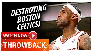 Throwback: MVP LeBron James Full Highlights vs Celtics (2009.04.12) - 29 Pts, 7 Ast in 3 Qtrs!