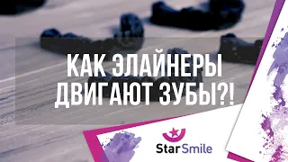 Как элайнеры Star Smile двигают зубы?