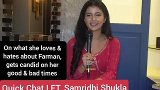 Samridhi Shukla plays 'Quick Chat' with Tittle-tattle India