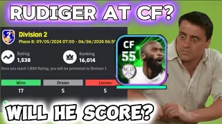 Turning Antonio Rudiger into a Striker! 🤣 | eFootball 2024 Mobile Funny Moments"