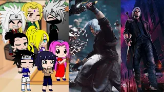 Naruto friend react to Naruto as Dante||😁Tiktoks||👒Gacha Club||