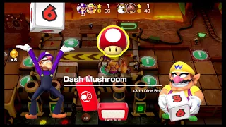 Super Mario Party - Gold Rush Mine - Waluigi, Wario, Monty Mole, Goomba - Nintendo Switch