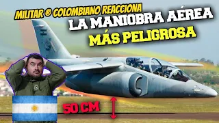 MILITAR ® COLOMBIANO REACCIONA Vuelos rasantes ARGENTINOS DESAFIANTE maniobra de pilotos