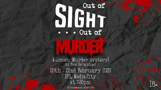 Out of Sight... Out of Murder... Trailer. ALMOST FAMOUS THEATRE COMPANY. 2020.