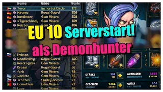 ⭐ EU10 Serverstart als Demonhunter! Full Epic an Tag 2⭐ Paul Terra #sfpartner #sfgame