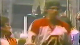 Toronto Maple Leafs vs Atlanta Flames line brawl 1979/4/10