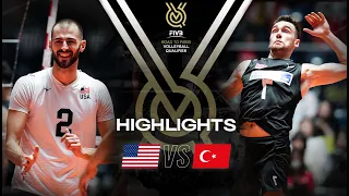 🇺🇸 USA vs. 🇹🇷 TUR - Highlights | Men's OQT 2023