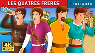 LES QUATRES FRERES | The Four Brothers in French | Contes De Fées Français