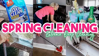 SPRING CLEAN AND DECORATE WITH ME- EXTREME DEEP CLEANING- CLEANING HACKS AND TOOLS-JESSI CHRISTINE