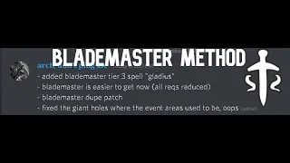 Blademaster Edict Method | Rogue Lineage