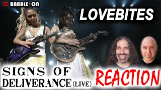 LOVEBITES - SIGNS OF DELIVERANCE (Live) Reaction #asami #miyako #midori #haruna #fami #metal 🔥🔥🤘😁🤘🔥🔥