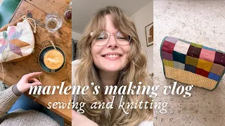 in my multicraftual era, my sewing plans and making a sewing machine cover • marlene knits & vlogs