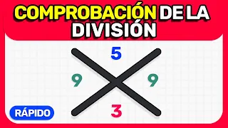 COMPROBACIÓN DE UNA DIVISIÓN || Como Comprobar Divisiones (2 MÉTODOS)