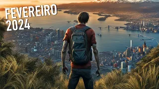 TOP 18 : NOVOS JOGOS em FEVEREIRO DE 2024 | PS5 / XBOXSERIES / PC / PS4 / XBOX ONE / SWITCH