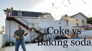 WHAT WILL HAPPEN IF YOU MIX COKE WITH BAKING SODA?