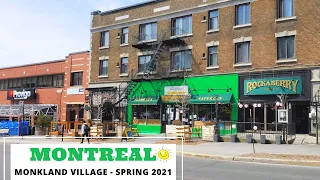 Walking in Montreal in Monkland Village (Côte-des-Neiges NDG) - Canada Spring 2021
