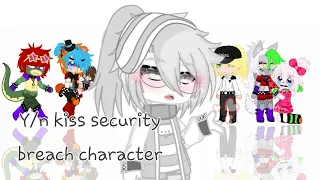 Y/n kiss security breach character!