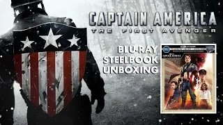 CAPTAIN AMERICA: THE FIRST AVENGER 4K Blu-ray Steelbook Unboxing!