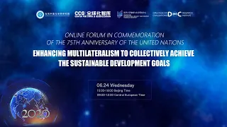 Enhancing multilateralism to collectively achieve the sustainable development goals