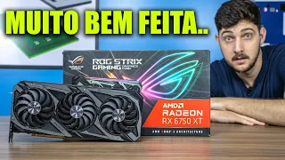 ESSA PLACA DE VÍDEO RODA QUALQUER JOGO, RX 6750 XT ROG STRIX