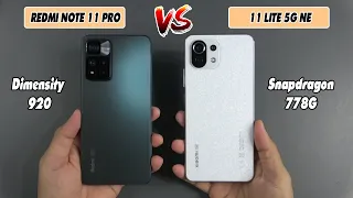Xiaomi Redmi Note 11 Pro vs 11 Lite 5G NE | SpeedTest and Camera comparison
