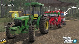 FIZEMOS O PRIMEIRO PLANTIO DE MILHO DO OS GURI DO MATO || FARMING SIMULATOR 22 || #11 G29