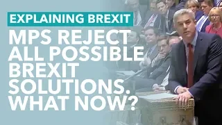 MPs Reject All Options in Indicative Votes - Brexit Explained