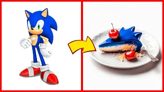SONIC the Hedgehog ALL CHARACTERS as CAKE 2024