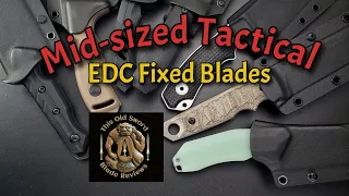 EDC Tactical Mid-Size Fixed Blades:  Sharp-Strong-Dependable Knives!