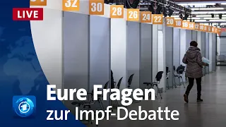 Live: Eure Fragen zur ersten Impfpflicht-Debatte im Bundestag