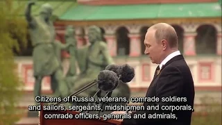 'No Force' Will Ever Conquer Russia!   Putin's Speech at the Victory Day Military Parade Encoded