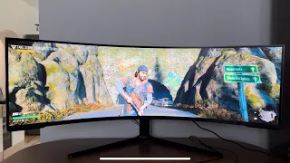 Days Gone on the 57" Samsung Odyssey Neo G9 G95NC & RTX 4090 32:9 (7680 × 2160) HDR