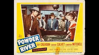 Powder River (1953) Rory Calhoun Western Movie