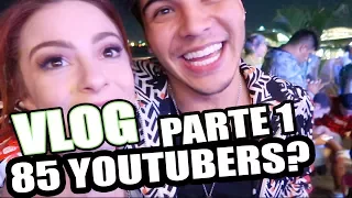 Vlog - 80 Youtubers, Veja no que deu! [ Parte 1] #YoutubeSummitCreator Melhor Vlog Ever!