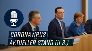 Jens Spahn zur aktuellen Lage des Coronavirus