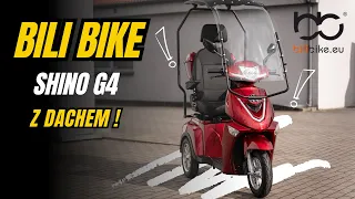 Skuter elektryczny BILI BIKE SHINO G4 z dachem !