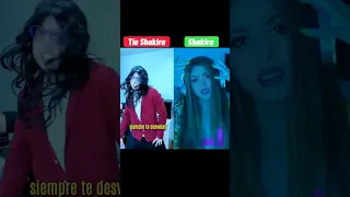 Shakira (Bzrp) 'Pa tipos como tu' | Tía Shakira vs Shakira | Cual es mejor? #shorts