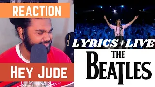 SOUTH AFRICAN REACTION TO The Beatles - Hey Jude ( lyrics )+Live at Hyde Park