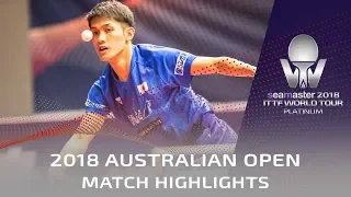 Morizono Masataka vs Yoshimura Kazuhiro | 2018 Australian Open Highlights (Pre)