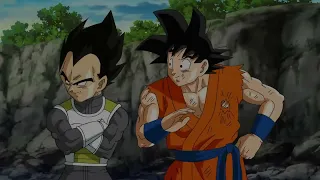 Goku x Vegeta Standing in the Dark