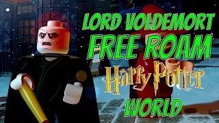 LEGO Dimensions Lord Voldemort Free Roam Gameplay on Harry Potter World