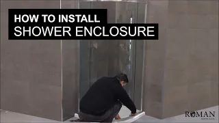 How to install a quadrant Shower Enclosure