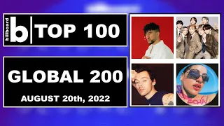 BILLBOARD GLOBAL 200 (August 20th, 2022), Top 100 Singles