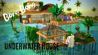The Sims 4 Speed Build | 🐠 BORA BORA UNDERWATER HOUSE 🐠 | NOCC