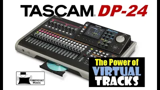Tascam DP24/DP32 Digital Portastudio: Using Virtual Tracks